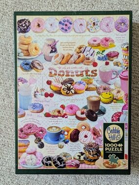 Cobble Hill "Life Only Gets Sweeter with Donuts" 1000-Piece Jigsaw Puzzle